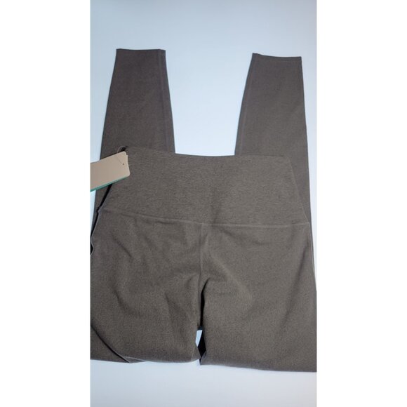 Roxy High Waisted Ankle Leggings Pants Womens Gray size Large Logo - Picture 4 of 6